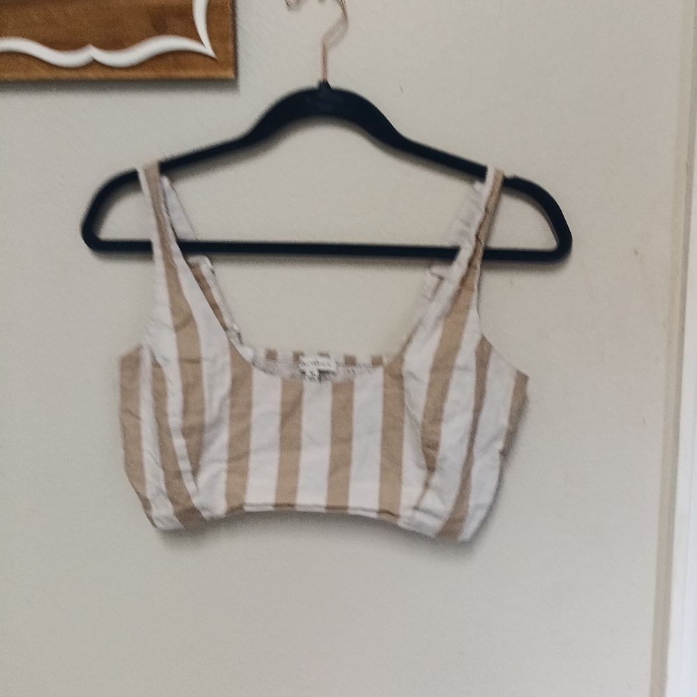 Hunter & Brown Striped Tank Size M